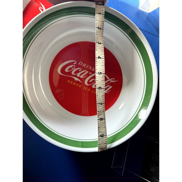 Vintage Coca-Cola (2) Serving Platter Trays & (4) Serving Bowls (plastic) - Picture 12 of 16